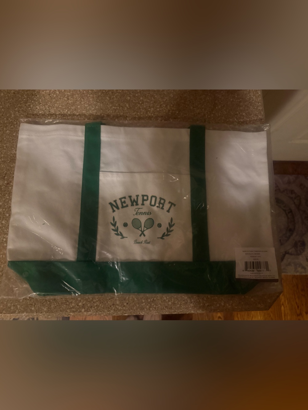 NWT and in plastic Beach Riot Newport Canvas Tote